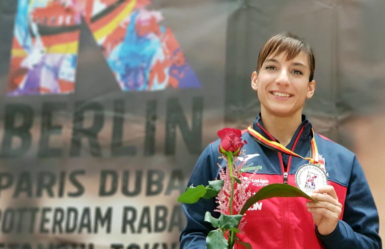 Sandra Sánchez, medalla de plata en el Open de Berlín