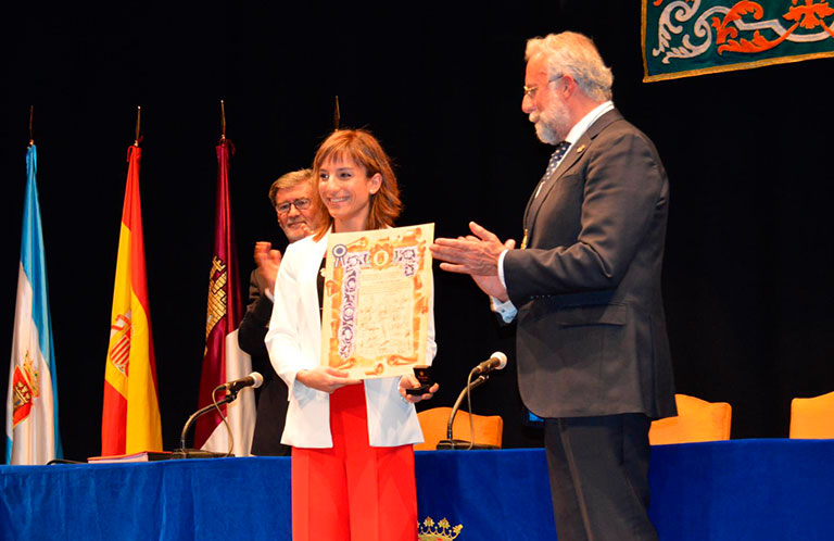 Sandra Sánchez, hija predilecta de Talavera de la Reina