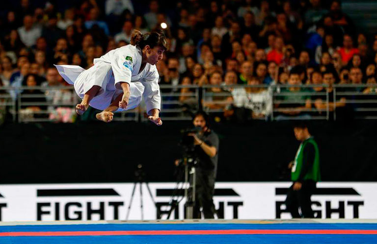 Sandra Sánchez, campeona del mundo de karate